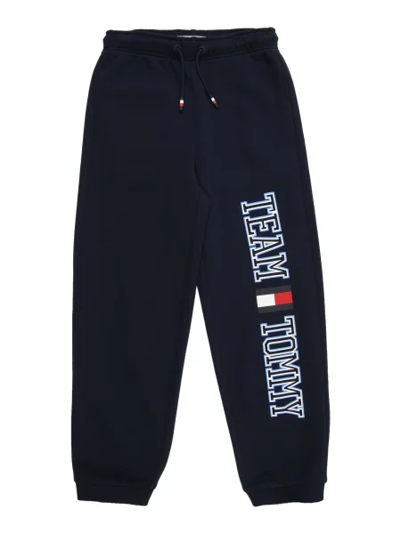 TOMMY HILFIGER Παντελόνι TEAM ναυτικό μπλε / μπλε ουρανού / κόκκινο λευκό