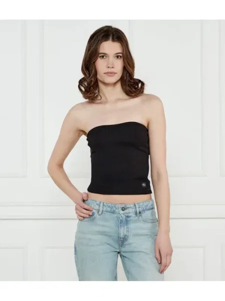 Calvin Klein Jeans top női fekete