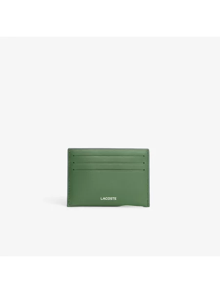 Lacoste Skórzane Etui Na Karty Fg zielony