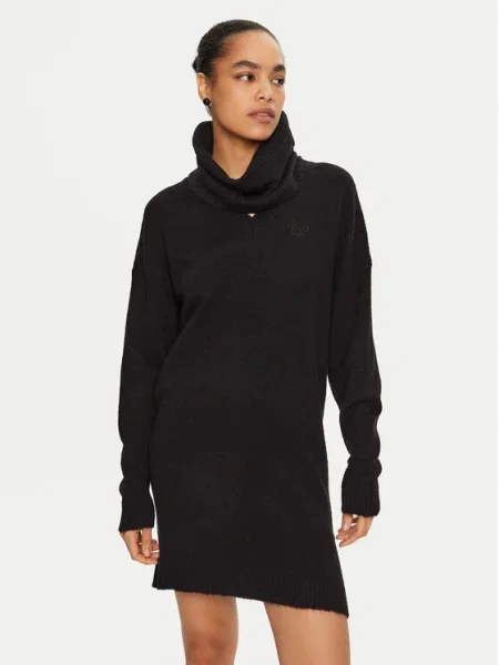 Liu Jo Плетена рокля черен