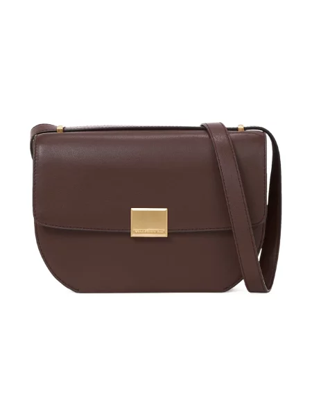 Torebka crossbody Karl Lagerfeld skórzana brązowa