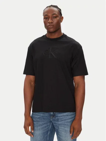 T-Shirt Calvin Klein Jeans μαύρο