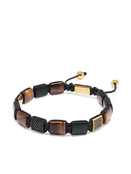 Náramek Nialaya Jewelry s korálky hnědý