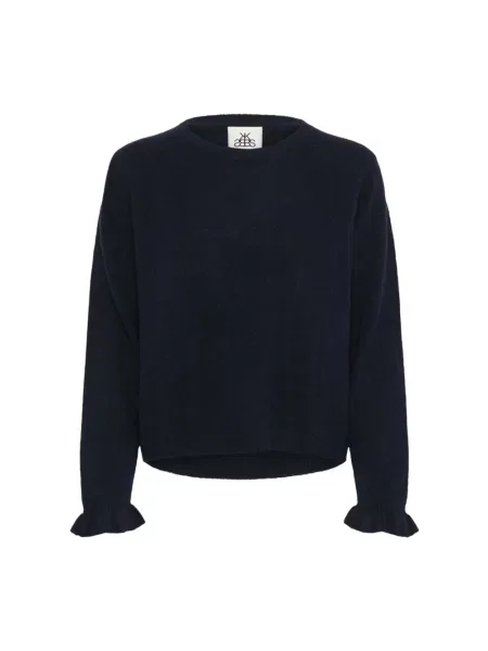 Dzianinowy sweter Karen By Simonsen niebieski