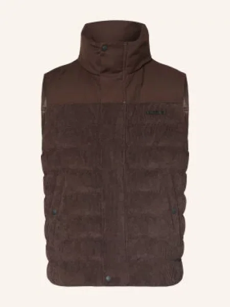 Mackage Péřová Vesta Brody-Cdy Z Kombinace Materiálů tmavě hnědá