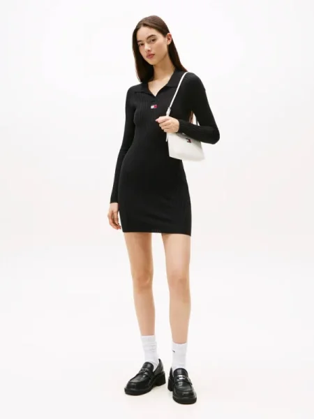 Tommy Jeans Rochie negru