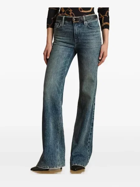 Blugi evazați Lauren Ralph Lauren albastru