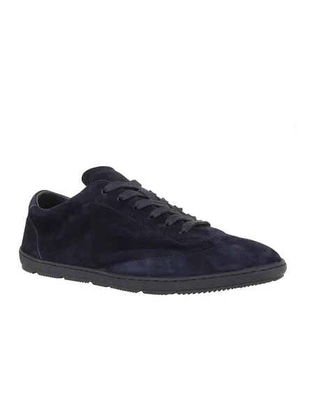 Lekkie sneakersy Brunello Cucinelli zamszowe niebieskie