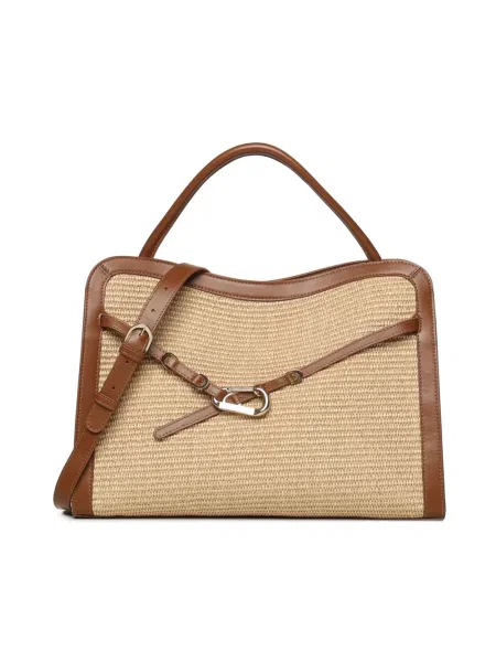 Torebka skórzana Francesco Biasia skórzana brązowa