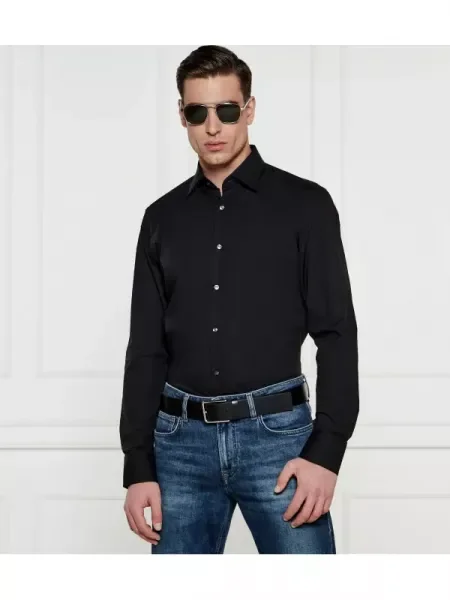 BOSS BLACK Cămașă H-JOE-kent | Regular Fit negru