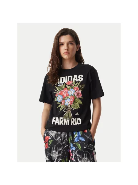 Adidas Póló Fram Rio Graphic fekete