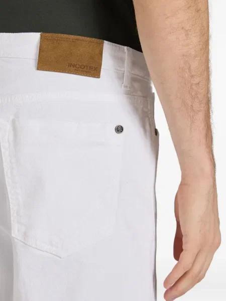 Blugi drepți Slowear alb