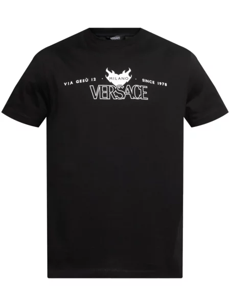 Tricou Versace cu imagine negru