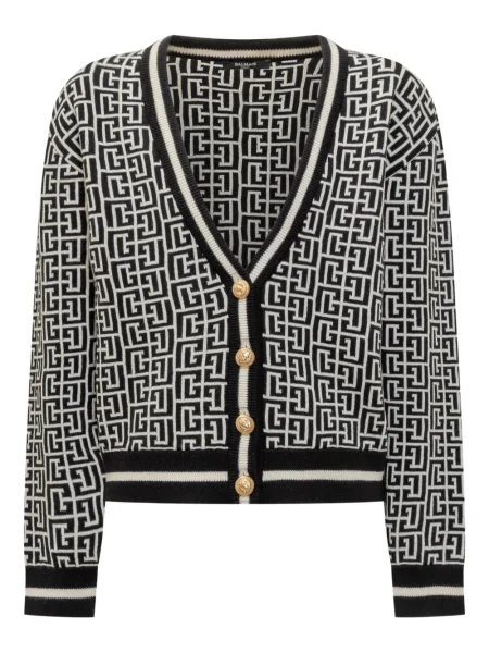 Kardigan dziecięcy Balmain biały
