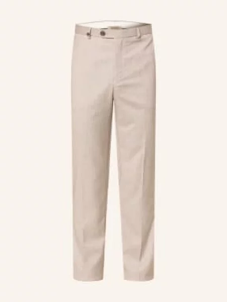 Distretto 12 Spodnie Do Garnituru Acanto O Kroju Regular Fit beige beżowe