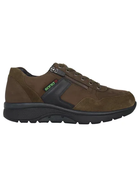 Sneakersy Mephisto sznurowane koronkowe zielone