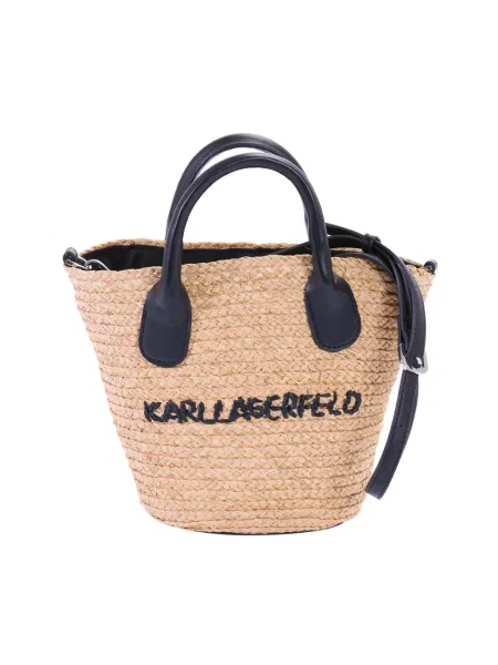 Torba plażowa Karl Lagerfeld beżowa