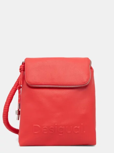 Desigual rucsac HALF HAMPTON CORAL femei mic neted portocaliu