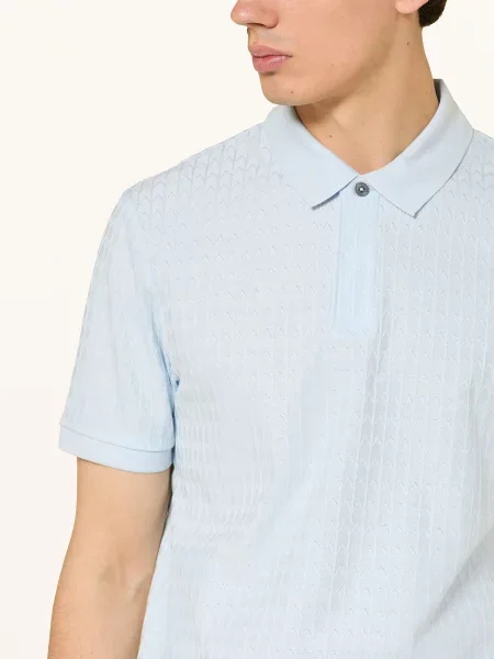 Boss Jerseyové Polo Tričko Parley tmavě modrá