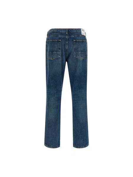 Jeansy Department Five z kamieniami niebieskie