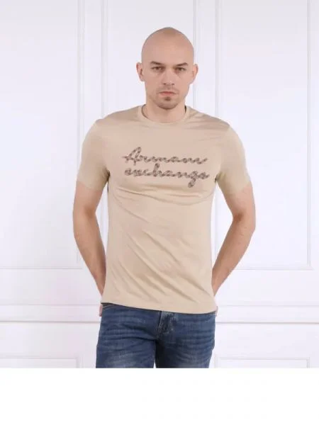 Armani Exchange Póló bézs