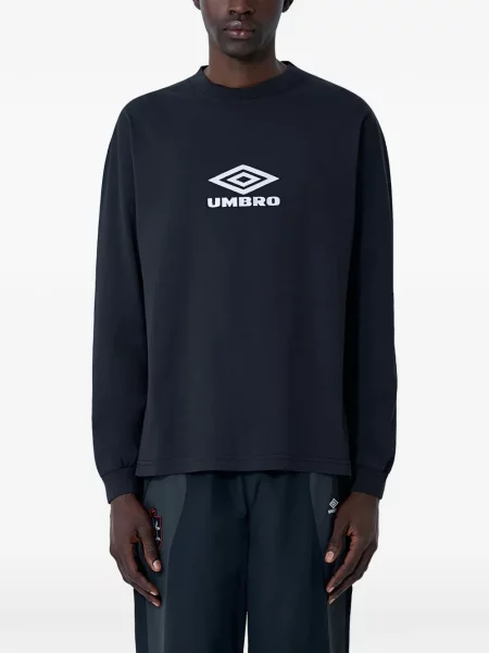 Lung tricou Umbro cu autograf negru