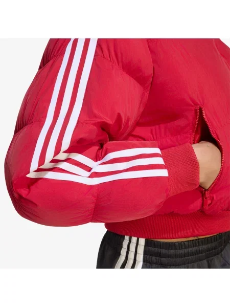 Jacheta adidas Adicolor Short Puffer Jacket Team Victory Red L roșu