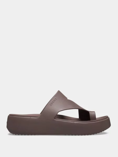 Шльопанці Crocs синтетичний коричневий
