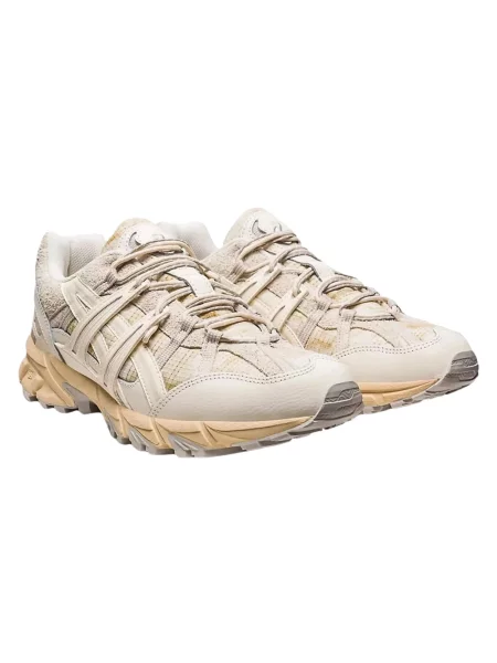 Sneakersy Asics skórzane brązowe