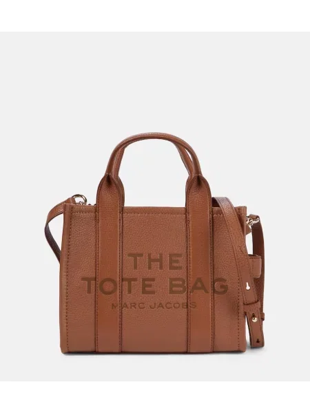 Geantă shopper Marc Jacobs din piele maro