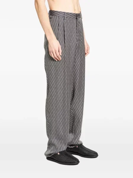 Pantaloni Giorgio Armani cu imagine gri