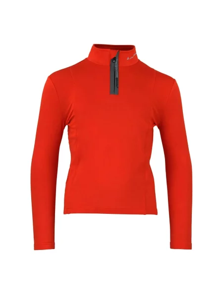 Dzieciaka longsleeve z suwakiem Peak Mountain Ecanevi pomarańczowa