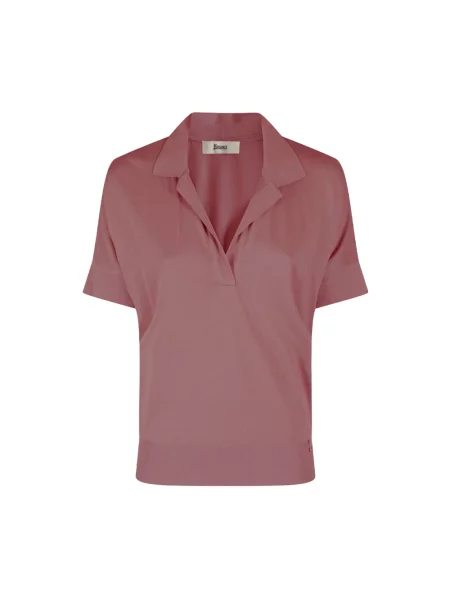 Koszulka polo Herno różowa