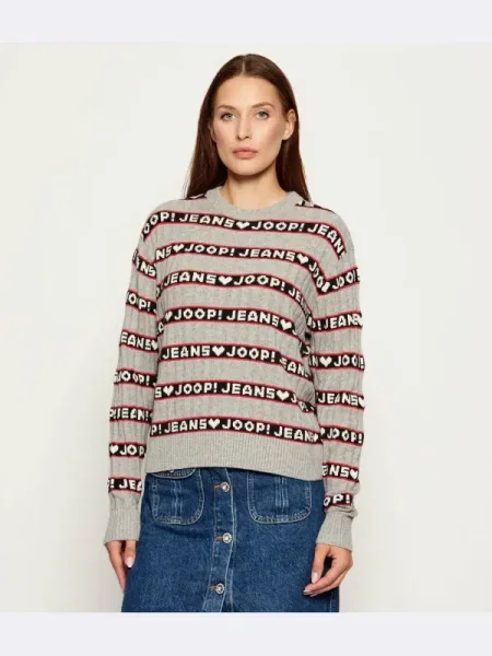 Joop! Jeans Pulover Karen | Modern fit cu adaos de lână negru