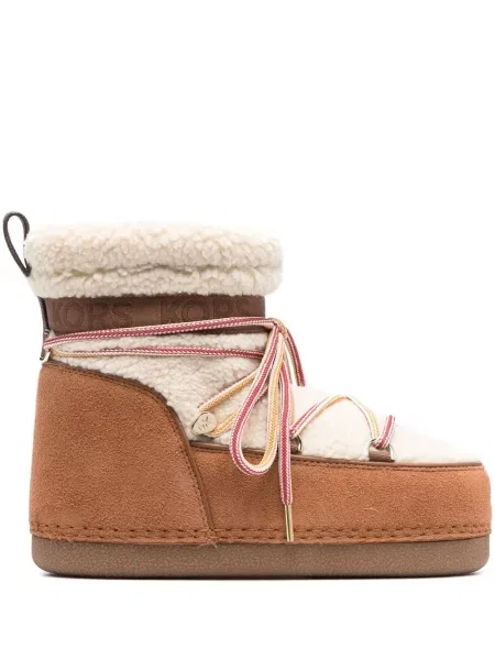 Botine Michael Michael Kors din piele de oaie maro