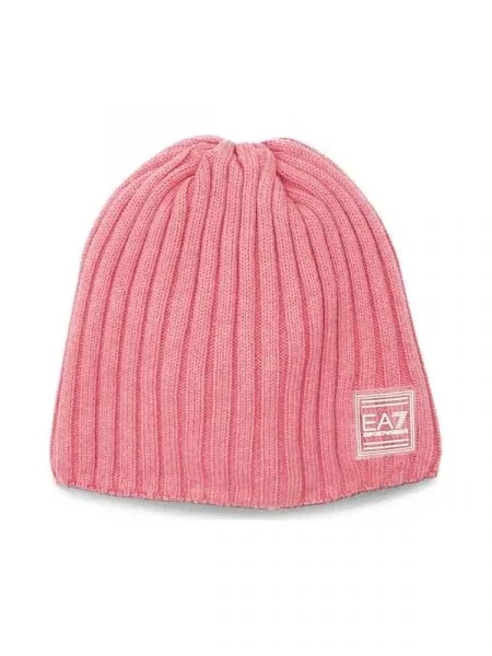 Căciulă cu adaos de lână roz