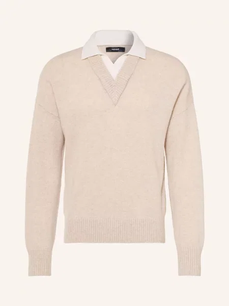 Reiss Sweter Corey beige beżowy