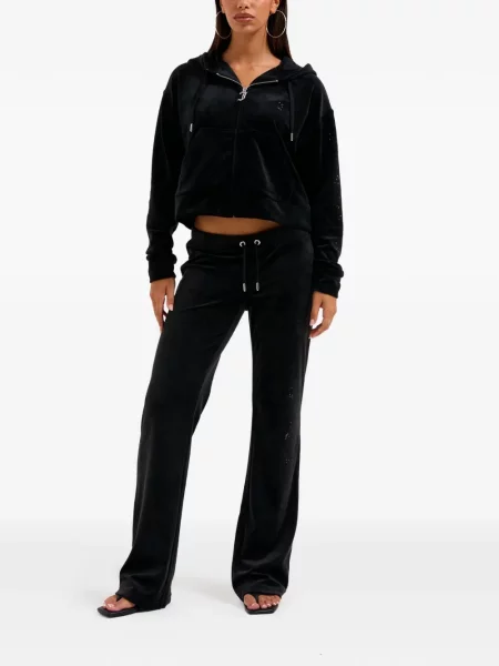 Hanorac cu glugă Juicy Couture negru