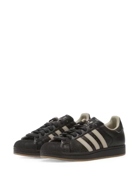 Sneakerși Adidas Superstar cu tepi negru