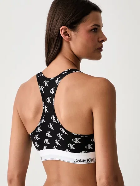 Calvin Klein Underwear podprsenka s bavlnou čierna