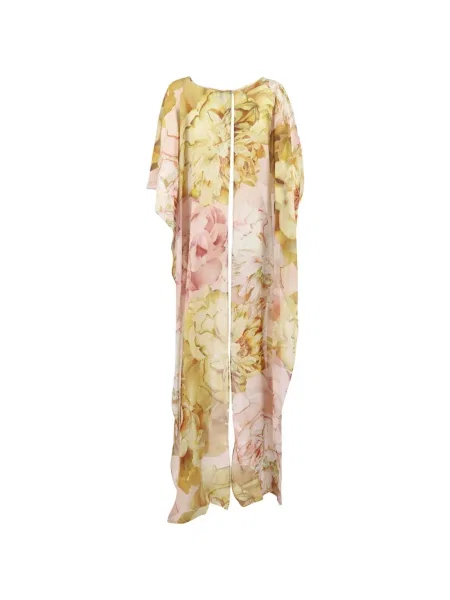 Geacă Clips cu model floral cu imagine verde