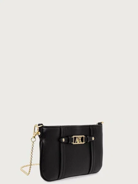 Armani Exchange kabelka dámska z imitácie kože čierna
