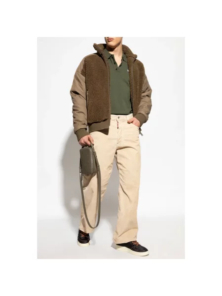 Spodnie Dsquared2 beżowe