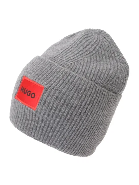 HUGO De lână căciulă Xaff 6 gri