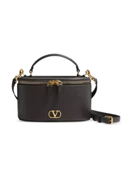 Torebka Valentino Garavani skórzana beżowa