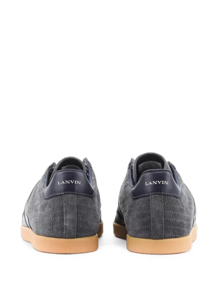 Sneakerși Lanvin din piele gri