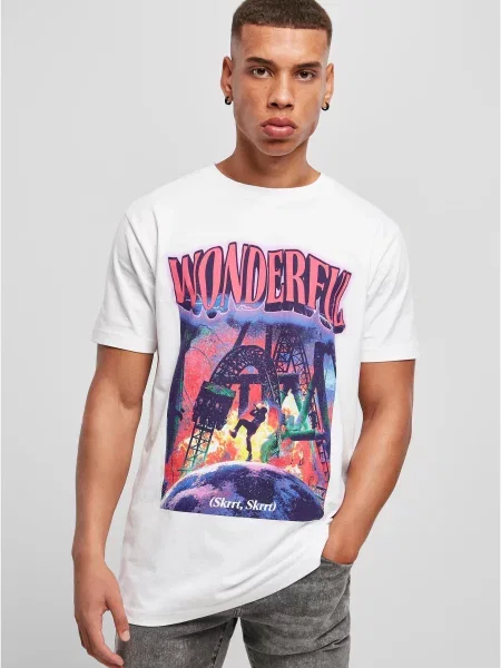 Tricou Mister Tee alb