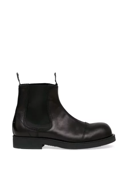 Botine chelsea Mm6 Maison Margiela din piele negru