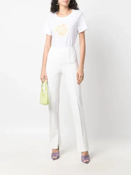 Pantaloni Just Cavalli alb