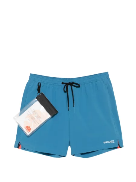 Slip de baie Sundek cu imagine albastru